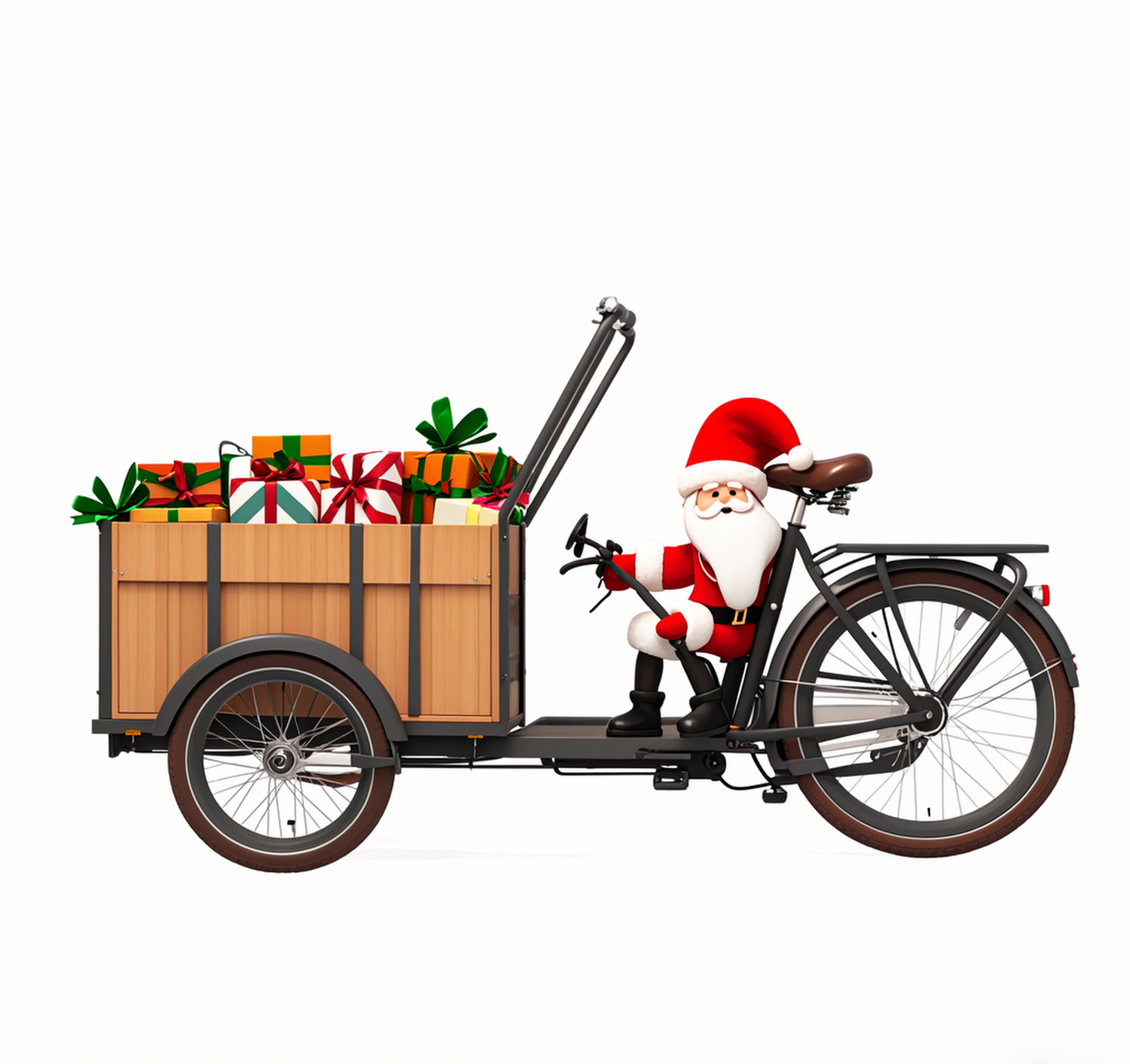 Hop on a Cargo Bike and Become This Year's Santa Claus 🎅🎄